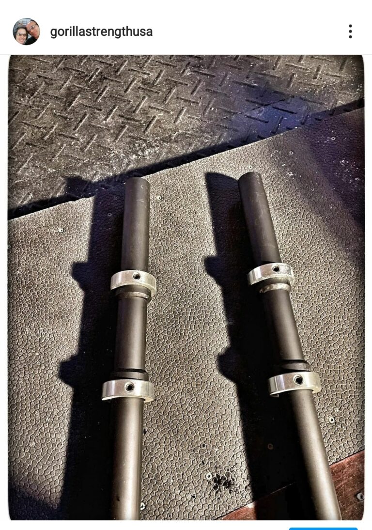 Thick Grip Dumbbell Handles Gorilla Strength Equipment